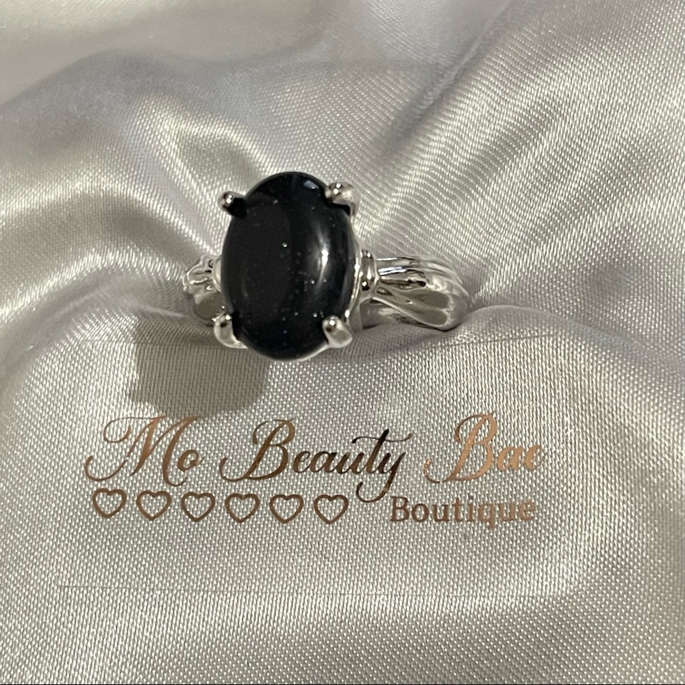 Blue Sandstone Ring - Picture 3 of 6